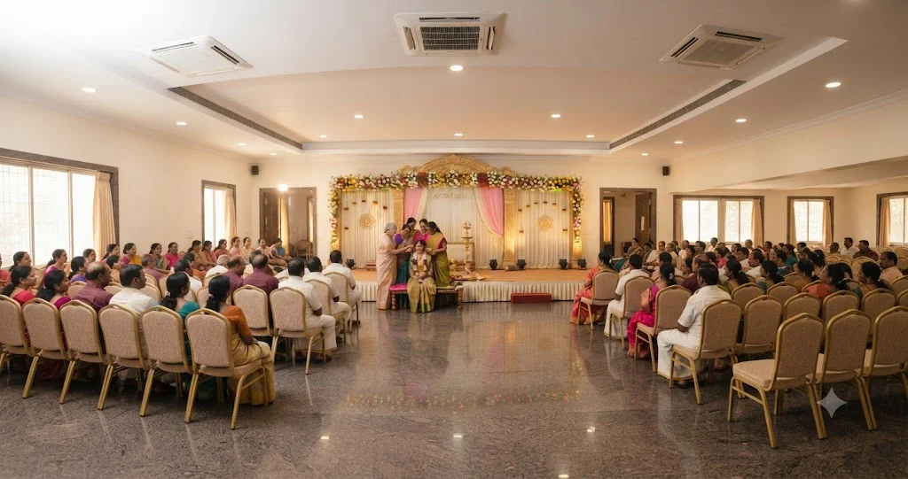 Spacious Air-Conditioned Puberty Function Hall