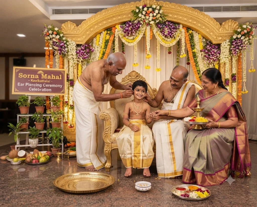 Why Choose Sorna Mahal for an Ear Piercing Ceremony?
